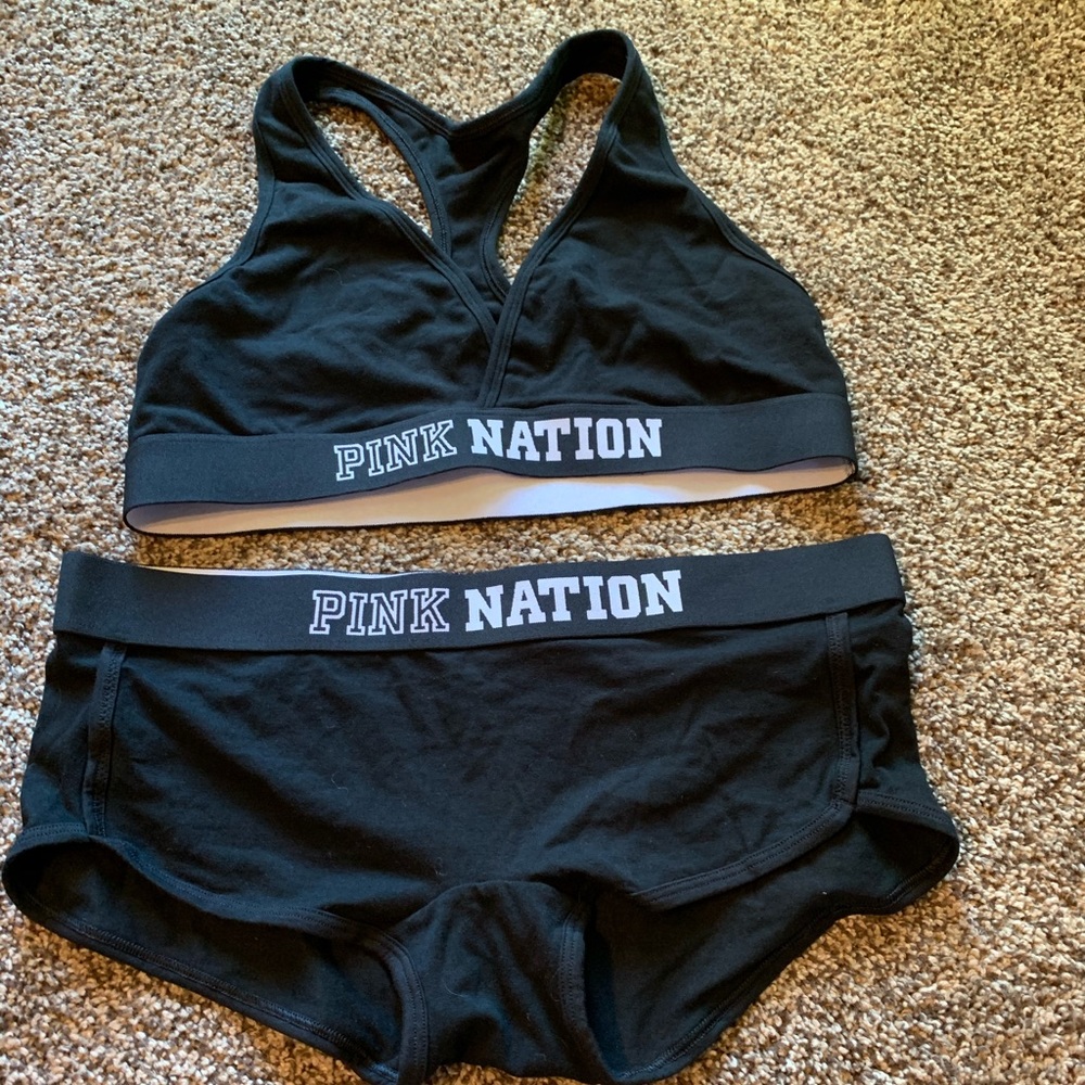 PINK bra and underwear set